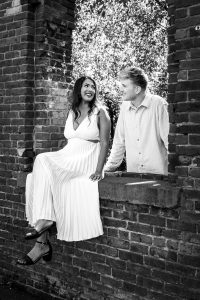 Dumbo Brooklyn Engagement photoshoot