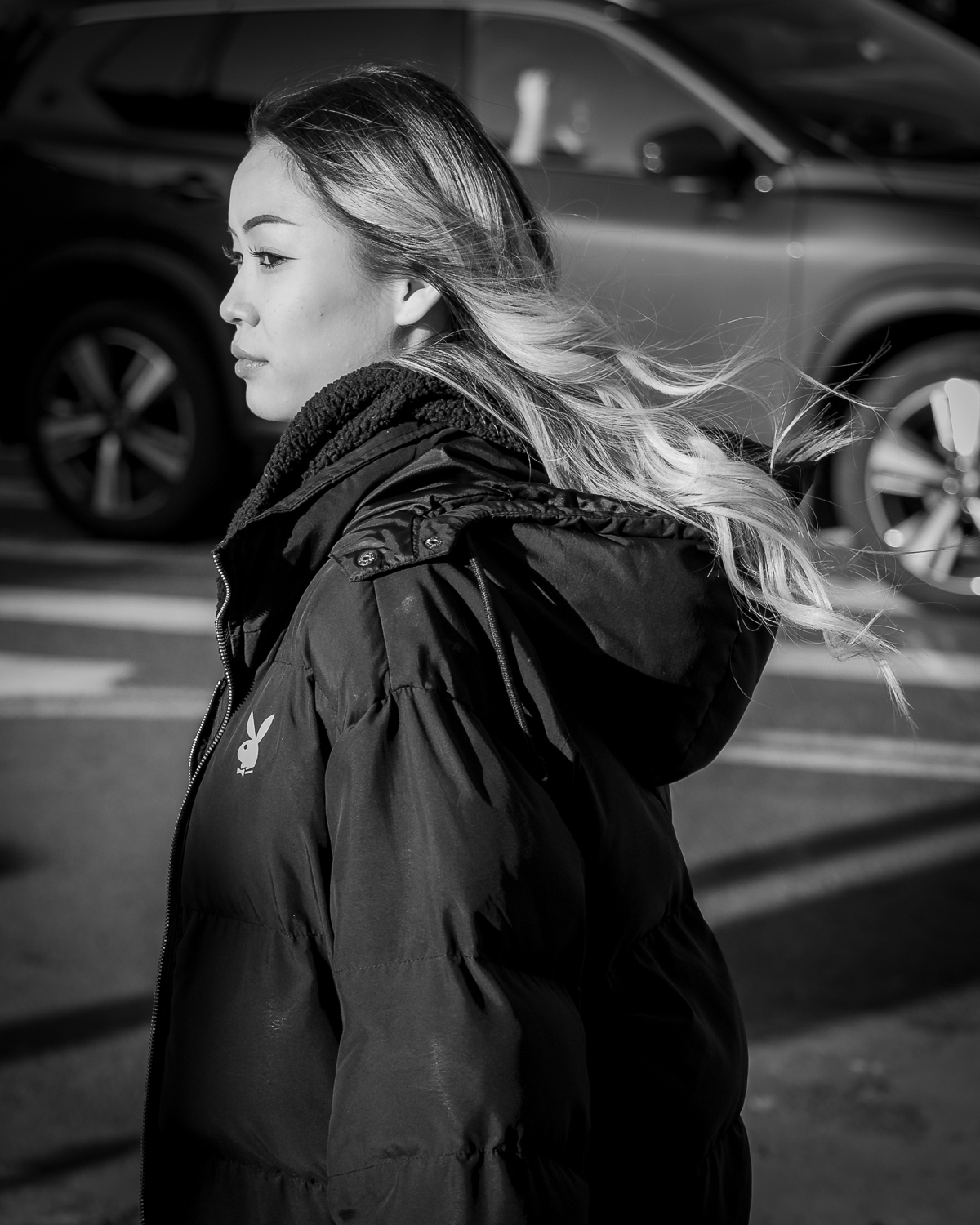 Asian Woman in Soho Street Photography
