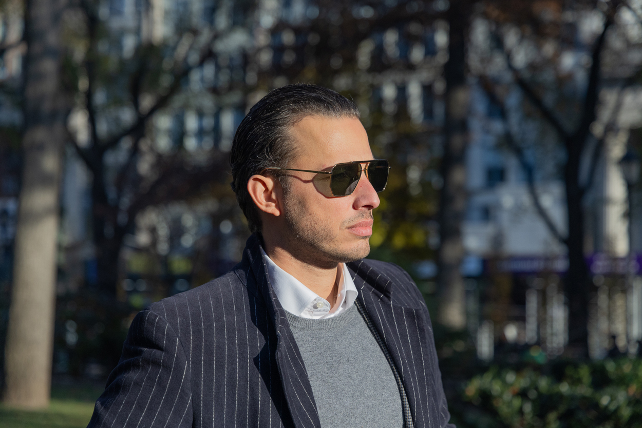 Business man in manhattan street style photography