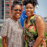 Beatiful women at a rooftop party in Midtown Manhattan Photography