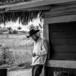 Black and White Photography using Canon R6MarkII. Cigar smoking Cowboy in Cuba. Cuba Photography, Cuban, Shot on Canon, Travel Photographer, Vik Photo in Vinales, Vinales Photography