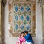 Shot documentary-style in Central Park, this candid photo captures an authentic, unposed moment between two people deeply in love.