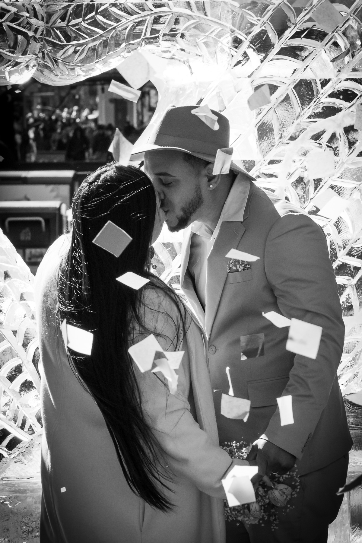 Times Square Wedding on Valentine's Day Photography