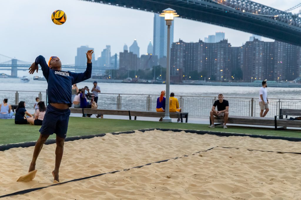 Domino Park Volleyball Photography by @VikVisual