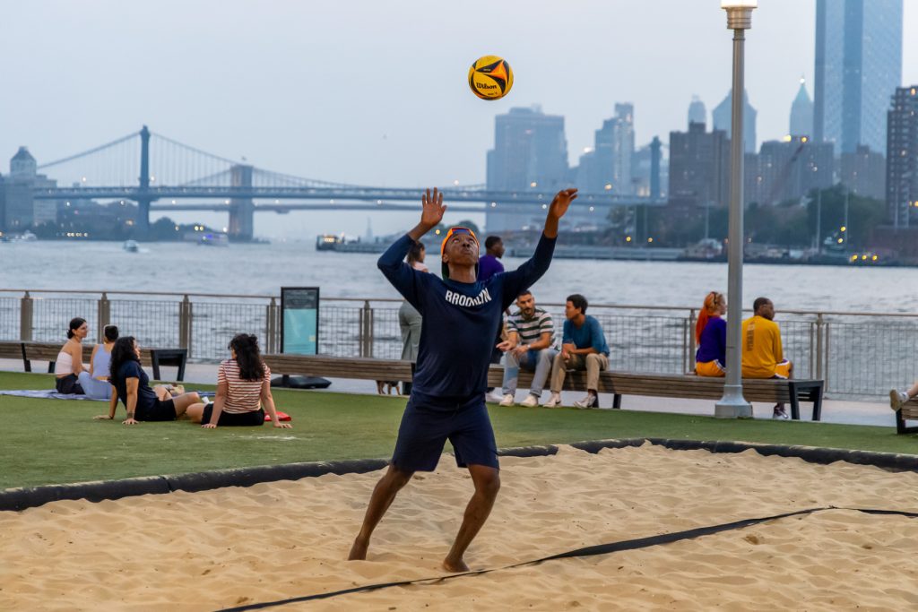 Domino Park Volleyball Photography by @VikVisual