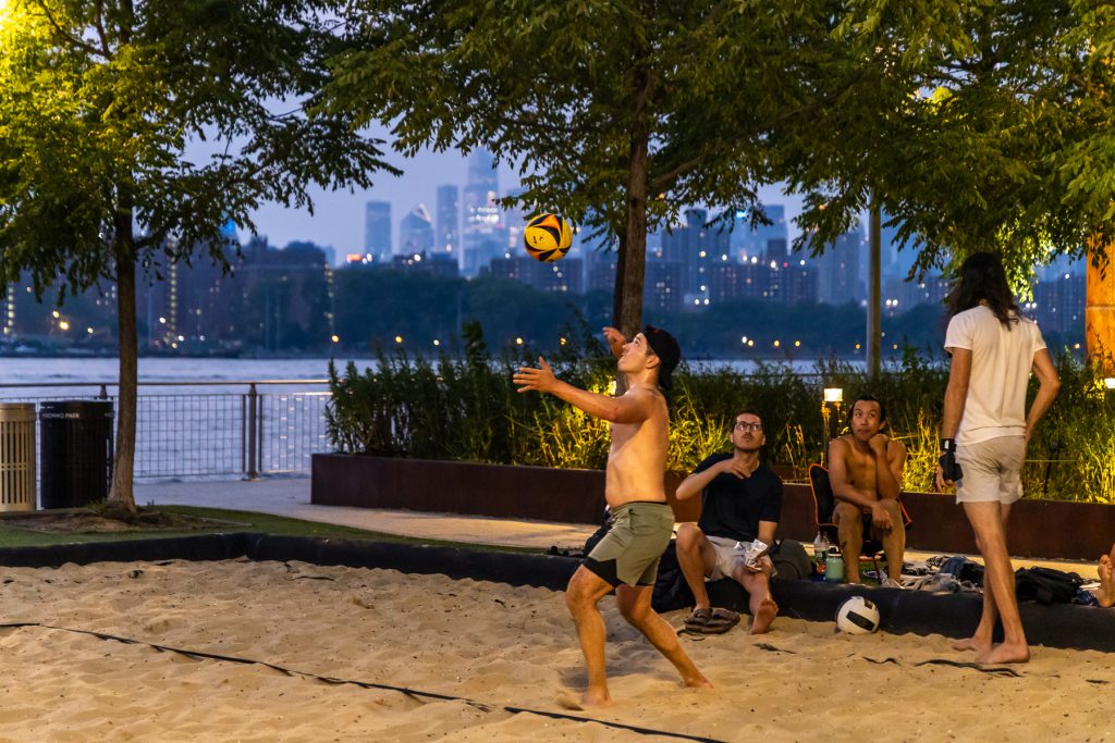 Domino Park Volleyball Photography by @VikVisual