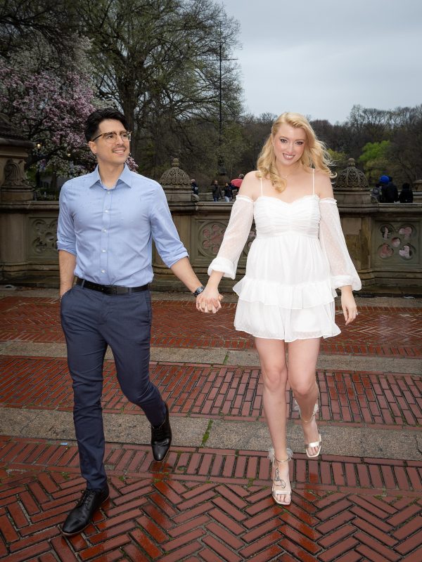 A timeless, editorial-inspired pose that speaks to the connection between two people. Captured in the heart of New York City.